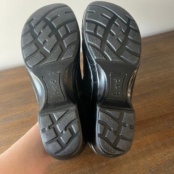 BOC Born Concept Woman’s Black Textured Leather Slip On Nursing Clogs- Size 9 - Picture 7 of 11